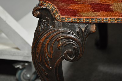 Lot 295 - A pair of Georgian II mahogany side chairs