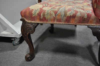 Lot 295 - A pair of Georgian II mahogany side chairs