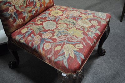 Lot 295 - A pair of Georgian II mahogany side chairs