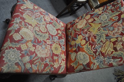Lot 295 - A pair of Georgian II mahogany side chairs
