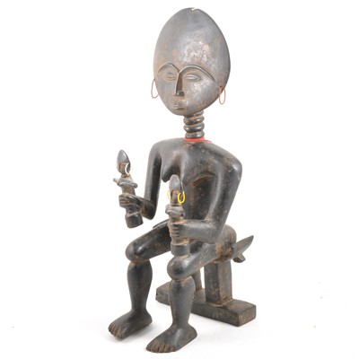 Lot 131 - African tribal Akua ba fertility figure
