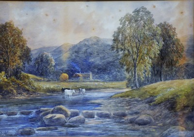 Lot 371 - G Alexander, River landscapes
