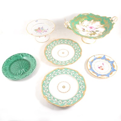 Lot 34 - Victorian porcelain part dessert service, other Victorian ware and decorative china