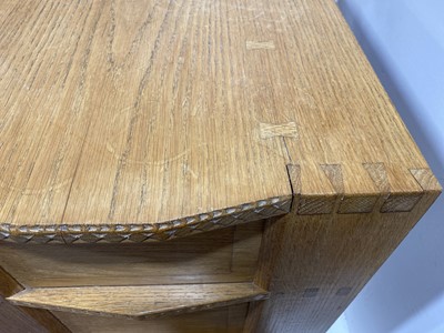 Lot 535 - An Arts and Crafts oak chest of drawers, attributed to Sidney Barnsley