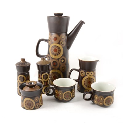 Lot 62 - A Denby stoneware table service, Arabesque pattern