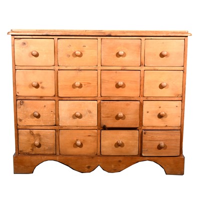 Lot 84 - A pine collectors cabinet
