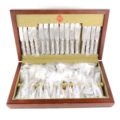 Lot 94 - A canteen of stainless steel cutlery by H Housley & Sons.