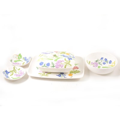 Lot 45 - A contemporary Italian dinner service, floral decoration.