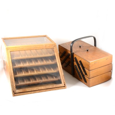 Lot 158 - Table top display case, Dewhurst's Sylko