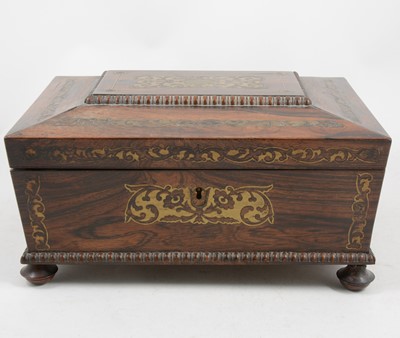 Lot 1103 - Rosewood work box
