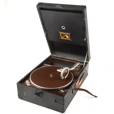 Lot 60 - A ‘HMV’ gramophone, with a 'HMV' soundbox.