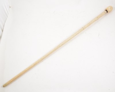Lot 1148 - A walking stick fashioned from whalebone