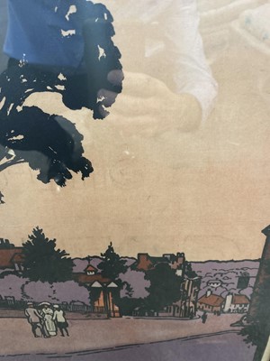 Lot 523 - 'Hatfield by Motor-bus Service no. 109', a lithographic travel poster