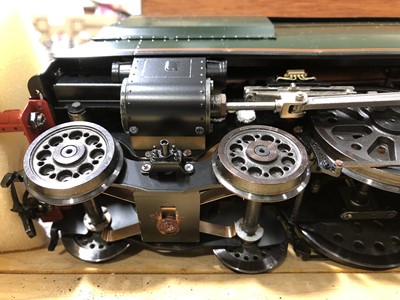 Lot 1 - Aster Hobby live steam, gauge 1 / G scale, 45mm locomotive and tender; 'Winston Churchill' BR no.34051, in wooden case.