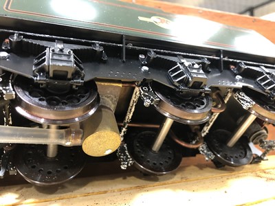 Lot 1 - Aster Hobby live steam, gauge 1 / G scale, 45mm locomotive and tender; 'Winston Churchill' BR no.34051, in wooden case.