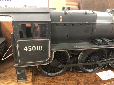Lot 2 - Bachmann electric, gauge 1 / G scale, 45mm locomotive and tender; LSL13 'Black Five' 4-6-0 BR  no.45018, in wooden case.
