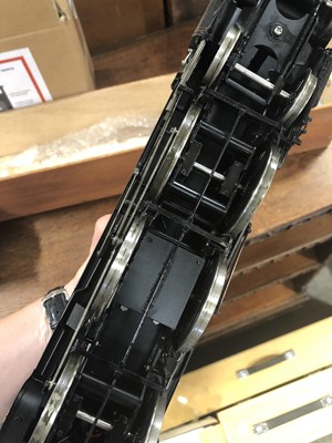 Lot 2 - Bachmann electric, gauge 1 / G scale, 45mm locomotive and tender; LSL13 'Black Five' 4-6-0 BR  no.45018, in wooden case.