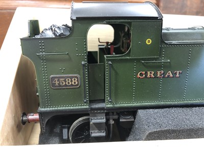 Lot 5 - Bachmann electric, gauge 1 / G scale, 45mm locomotive, Prairie GWR 2-6-2 BR no.4588, in wooden case.
