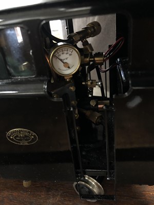 Lot 6 - Roundhouse live steam, gauge 1 / G scale, 45mm locomotive, 'Mountaineer' 2-6-2 black, with instructions, with RC