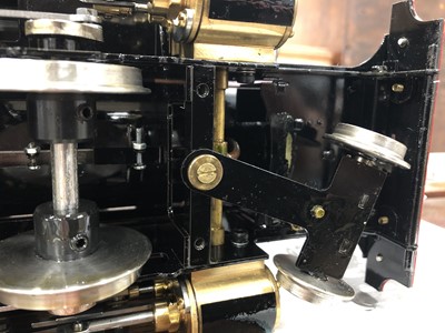 Lot 6 - Roundhouse live steam, gauge 1 / G scale, 45mm locomotive, 'Mountaineer' 2-6-2 black, with instructions, with RC