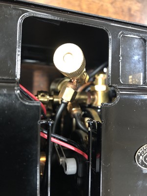Lot 6 - Roundhouse live steam, gauge 1 / G scale, 45mm locomotive, 'Mountaineer' 2-6-2 black, with instructions, with RC