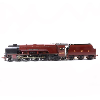 Lot 10 - Aster Hobby live steam, gauge 1 / G scale, 45mm locomotive and tender; 'Duchess of Sutherland' 4-6-2 LMS no.6233, in wooden case.