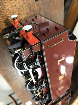 Lot 10 - Aster Hobby live steam, gauge 1 / G scale, 45mm locomotive and tender; 'Duchess of Sutherland' 4-6-2 LMS no.6233, in wooden case.