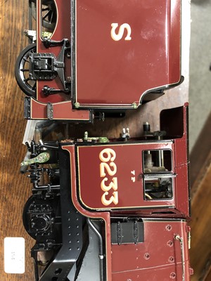 Lot 10 - Aster Hobby live steam, gauge 1 / G scale, 45mm locomotive and tender; 'Duchess of Sutherland' 4-6-2 LMS no.6233, in wooden case.