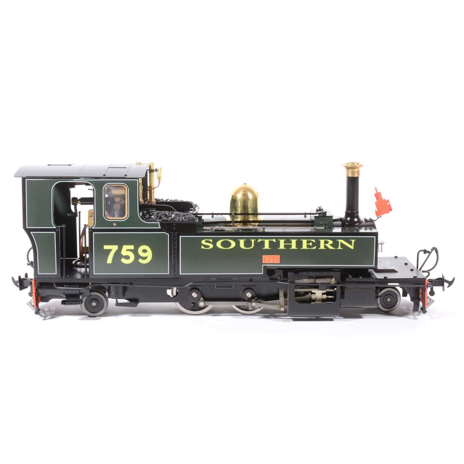 Lot 17 - Accucraft live steam, gauge 1 / G scale, 45mm locomotive, L&B 'Yeo' 2-6-2 Southern no.759, with instructions, accessories and box.