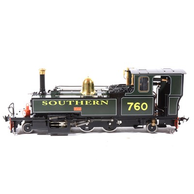 Lot 18 - Accucraft live steam, gauge 1 / G scale, 45mm locomotive, L&B 'Exe' 2-6-2 Southern no.760, with instructions, accessories and box.