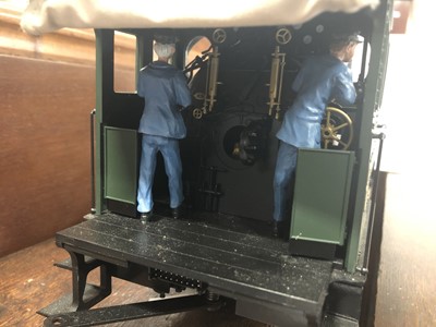 Lot 19 - Brawa electric, gauge 1 / G scale, 45mm locomotive and tender, Abyssinian Railway type RhB 4/5 no.108, with instructions and box.