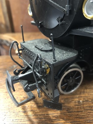 Lot 19 - Brawa electric, gauge 1 / G scale, 45mm locomotive and tender, Abyssinian Railway type RhB 4/5 no.108, with instructions and box.
