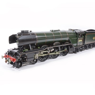 Lot 21 - Aster Hobby live steam, gauge 1 / G scale, 45mm locomotive and tender, 'Diamond Jubilee' 4-6-2 BR no.60046, in carry case and accessories.