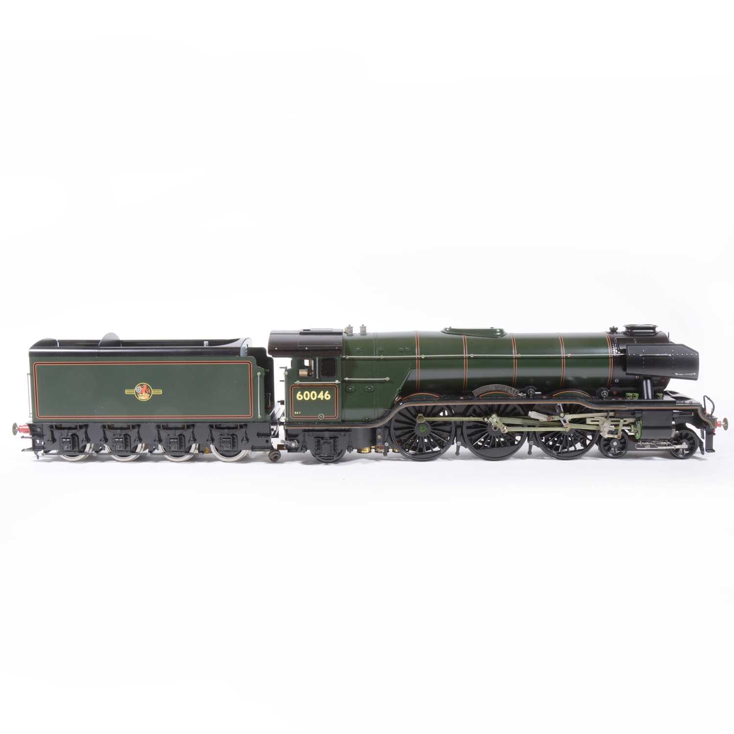 Lot 21 - Aster Hobby live steam, gauge 1 / G scale, 45mm locomotive and tender, 'Diamond Jubilee' 4-6-2 BR no.60046, in carry case and accessories.