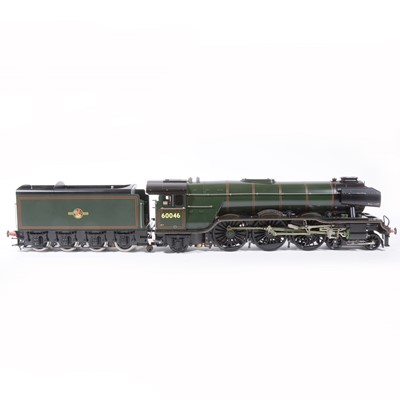 Lot 21 - Aster Hobby live steam, gauge 1 / G scale, 45mm locomotive and tender, 'Diamond Jubilee' 4-6-2 BR no.60046, in carry case and accessories.