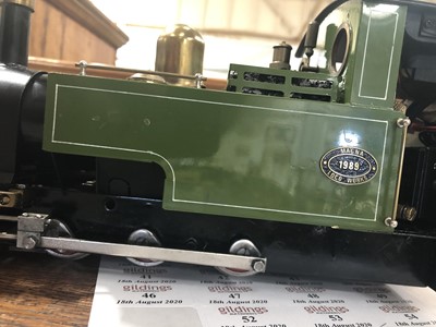 Lot 24 - Roundhouse live steam, gauge 1 / G scale, 32mm locomotive, 'Lady Anne' 0-6-0.