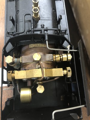 Lot 34 - Live steam model, gauge 1 / G scale, 45mm locomotive, 4MT 2-6-4T BR no.80134.