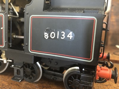 Lot 34 - Live steam model, gauge 1 / G scale, 45mm locomotive, 4MT 2-6-4T BR no.80134.