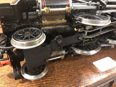 Lot 34 - Live steam model, gauge 1 / G scale, 45mm locomotive, 4MT 2-6-4T BR no.80134.