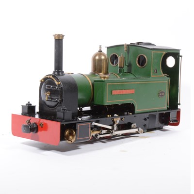Lot 37 - Merlin Loco Works live steam, gauge 1 / G scale, 32mm locomotive, Major 'Bertie Bassett' 0-6-0 no.488, green, with RC