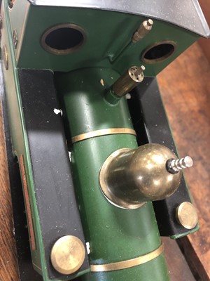 Lot 37 - Merlin Loco Works live steam, gauge 1 / G scale, 32mm locomotive, Major 'Bertie Bassett' 0-6-0 no.488, green, with RC