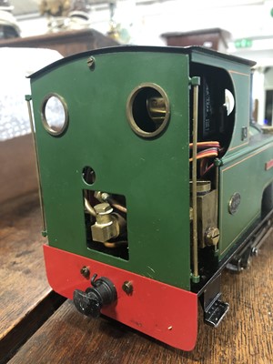 Lot 37 - Merlin Loco Works live steam, gauge 1 / G scale, 32mm locomotive, Major 'Bertie Bassett' 0-6-0 no.488, green, with RC
