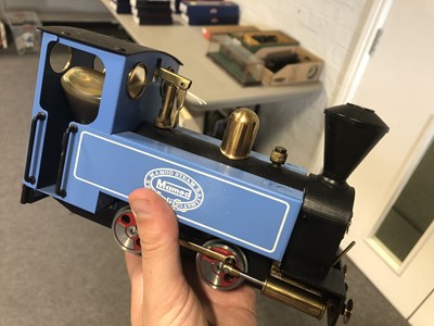 Lot 38 - Mamod live steam, locomotive, blue, boxed and instructions.