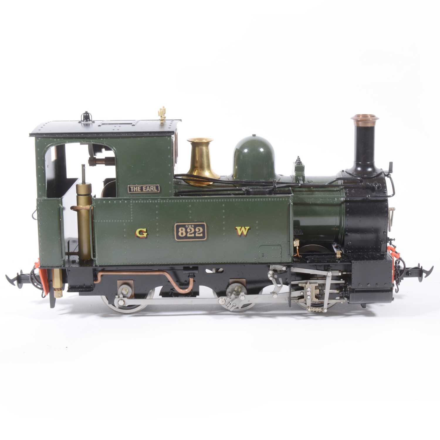 Lot 39 - Accucraft live steam, gauge 1 / G scale, 45mm locomotive, W&L Countess 'The Earl', 0-6-0T no.822, with instructions.
