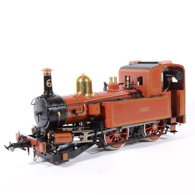 Lot 40 - Accucraft live steam, gauge 1 / G scale, 45mm locomotive, Isle of Man 'Peveril', 2-4-0T, with instructions and box.