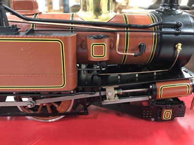 Lot 40 - Accucraft live steam, gauge 1 / G scale, 45mm locomotive, Isle of Man 'Peveril', 2-4-0T, with instructions and box.