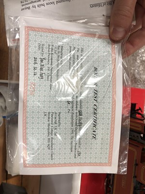 Lot 40 - Accucraft live steam, gauge 1 / G scale, 45mm locomotive, Isle of Man 'Peveril', 2-4-0T, with instructions and box.