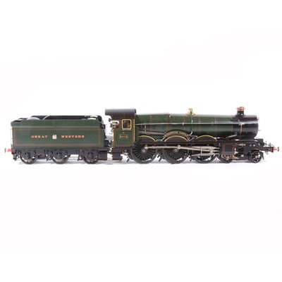 Lot 41 - Aster Hobby live steam, gauge 1 / G scale, 45mm locomotive and tender, 'Kingswear Castle' 4-6-0 GW no.5015, green, in carry case and booklets.