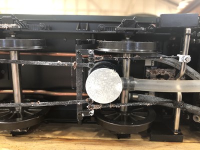 Lot 41 - Aster Hobby live steam, gauge 1 / G scale, 45mm locomotive and tender, 'Kingswear Castle' 4-6-0 GW no.5015, green, in carry case and booklets.