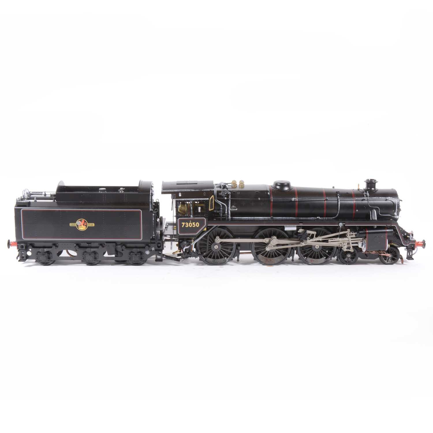 Lot 43 - Aster Hobby live steam, gauge 1 / G scale, 45mm locomotive and tender, BR Standard Class 5 Mixed Traffic 4-6-0 no.73050, black, in carry case.